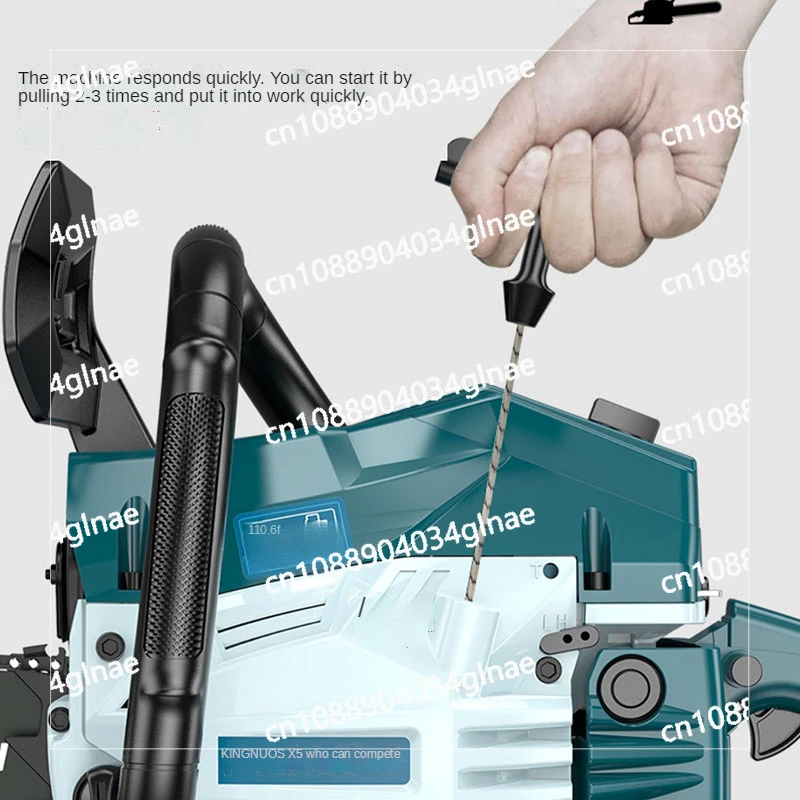 Цепная пила 9900 кВт 78CC бензиновая лесозаготовительная мощная бензопила машина