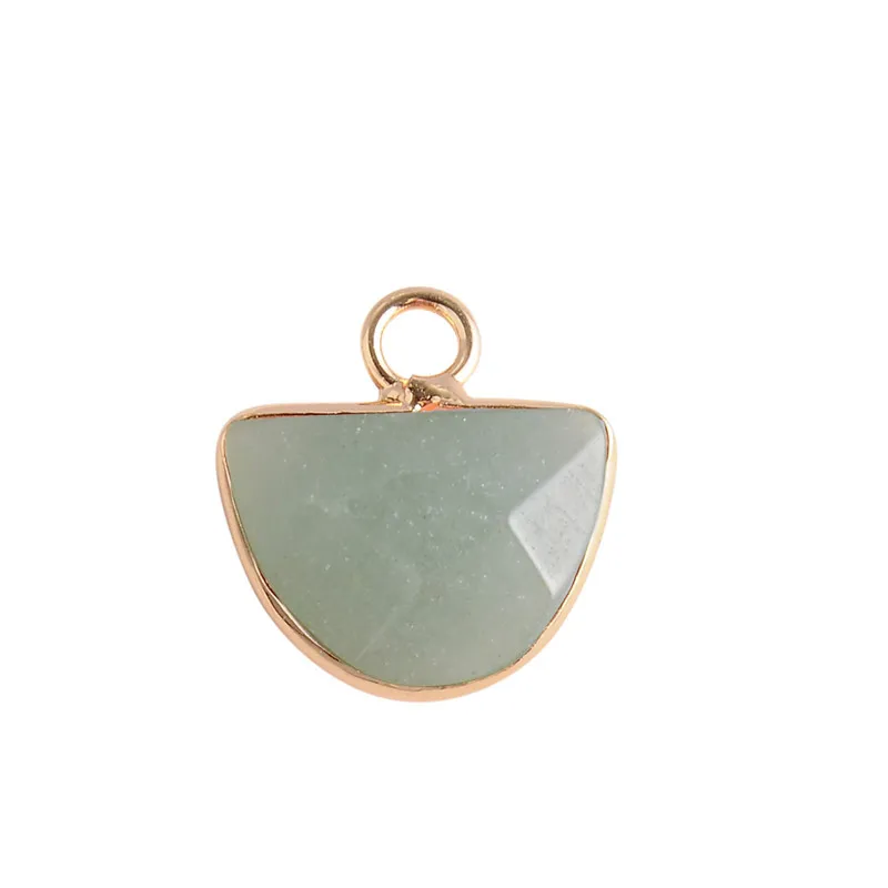 

Fashion Charms Pocket Oval Shape Opal Lapis Lazuli Pink Crystal Blue Sand Natural Stone Pendant for Necklace Women Jewelry