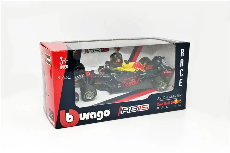 Модель автомобиля Bburago 1:43 F1 2019 RB15 No33 Max Racing
