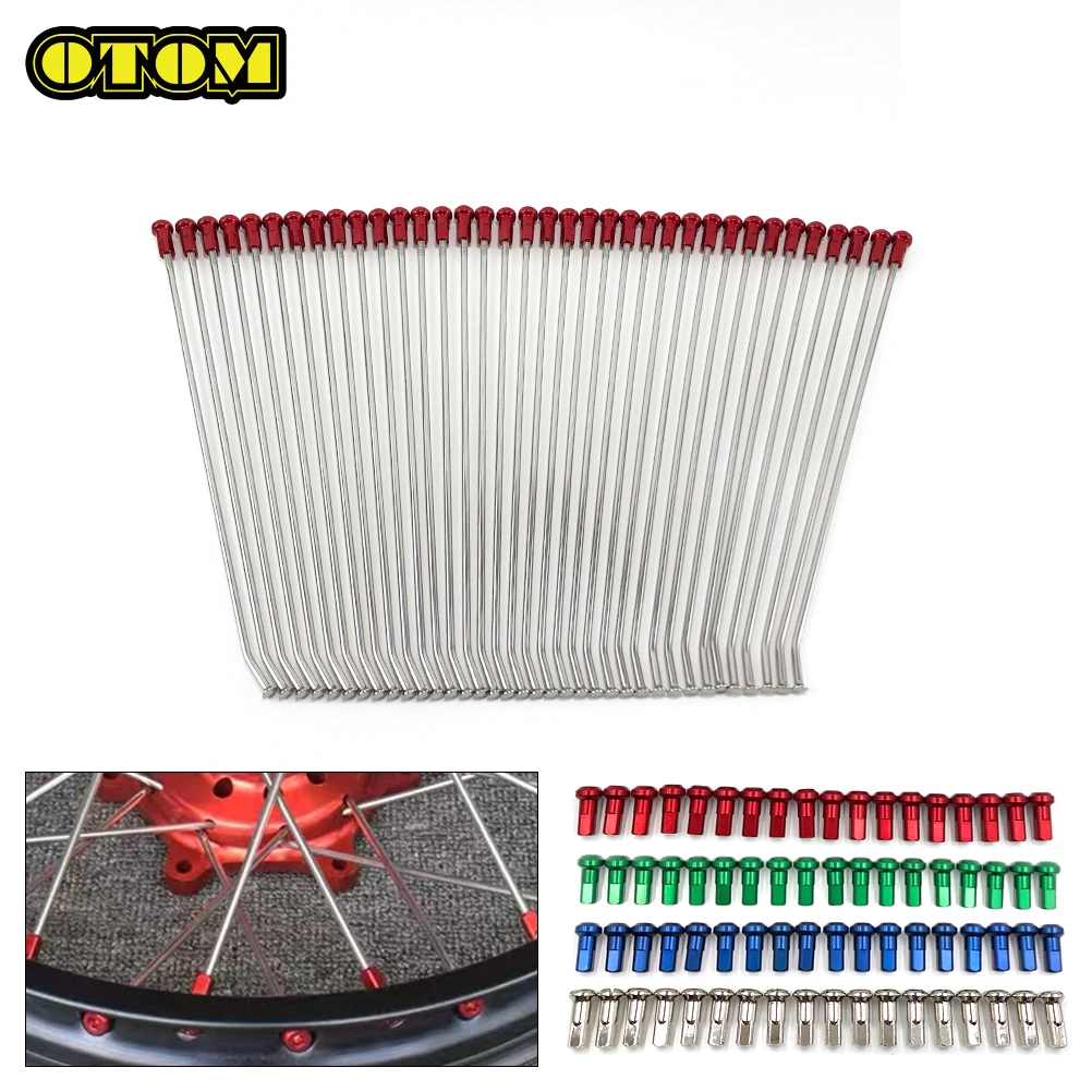 Цветные спицы для мотоцикла HONDA из нержавеющей стали ниппели спицы комплект CR125 CR250 CRF250 CRF450 детали для внедорожника