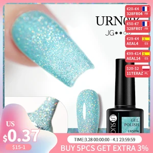 UR SUGAR 7,5 мл Блестящий Гель-лак для ногтей Блестящие Блестки УФ светодиодный отмачиваемый лак для маникюра Полупостоянный Гель-лак для нейл-арта