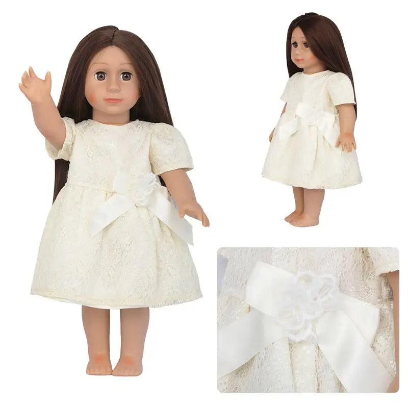 

Doll Dress 18 Inch Doll Shoes Reborn Dolls Dress Doll for Girl Dress