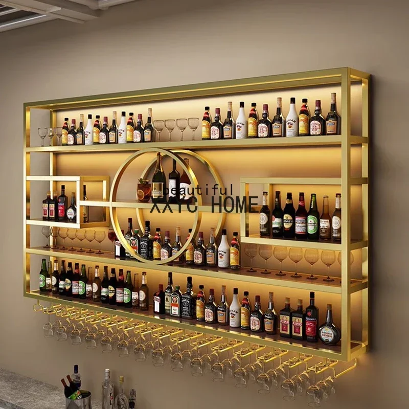 Розничная винная полка для ресторана традиционная уникальная настенная витрина