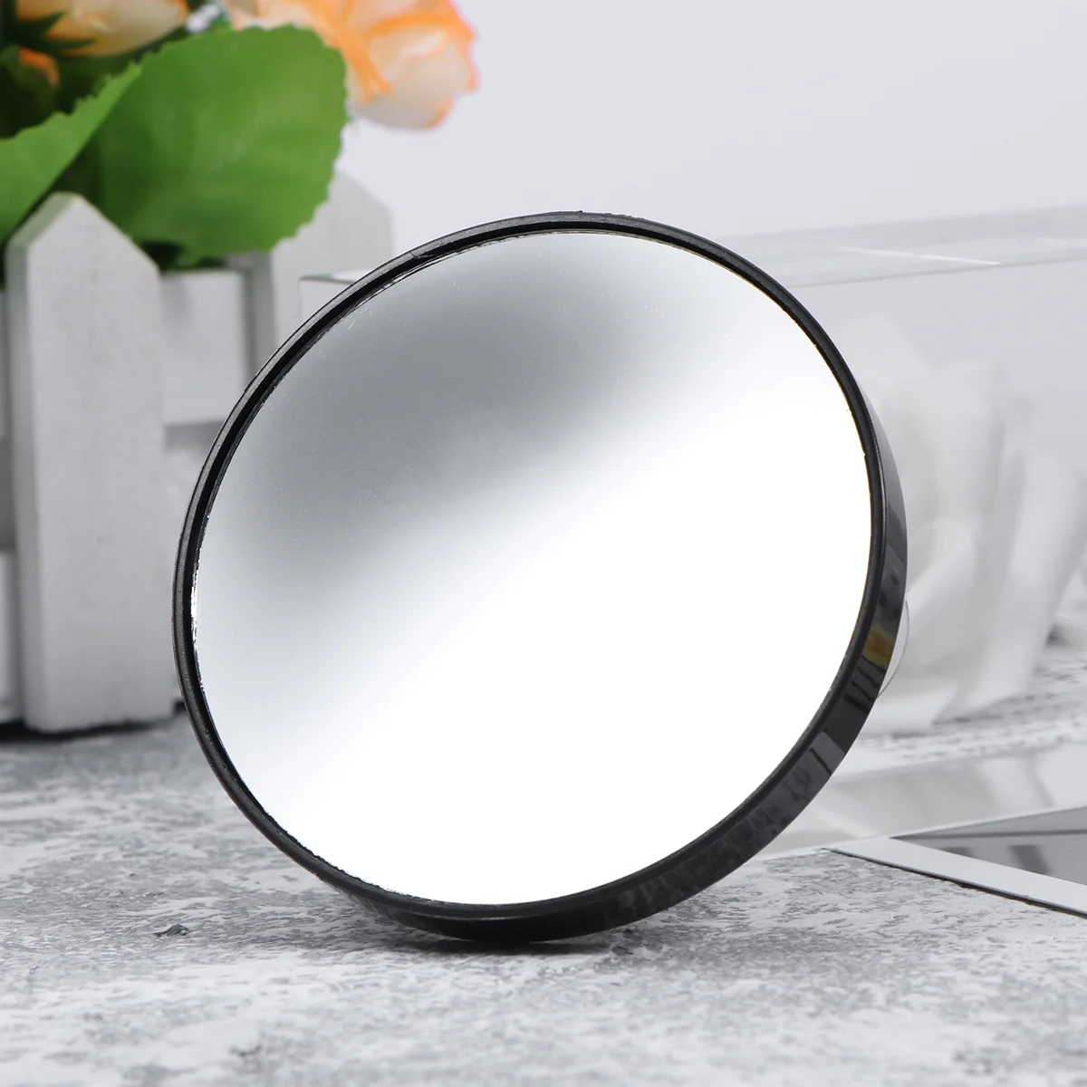 

75cm 10X Magnifying Glass Mirror Wall Small Round Compact Makeup Mirror Pocket Mirror Magnification Bathroom Makeup