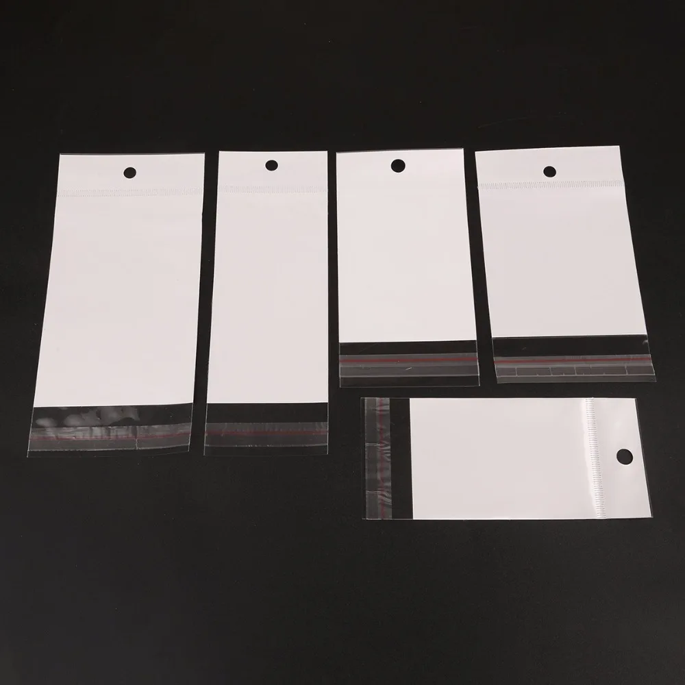

100pcs Multiple Size Clear Self-adhesive Cello Cellophane Bag Self Sealing Small Plastic Bags For Candy Packing Resealable Bags