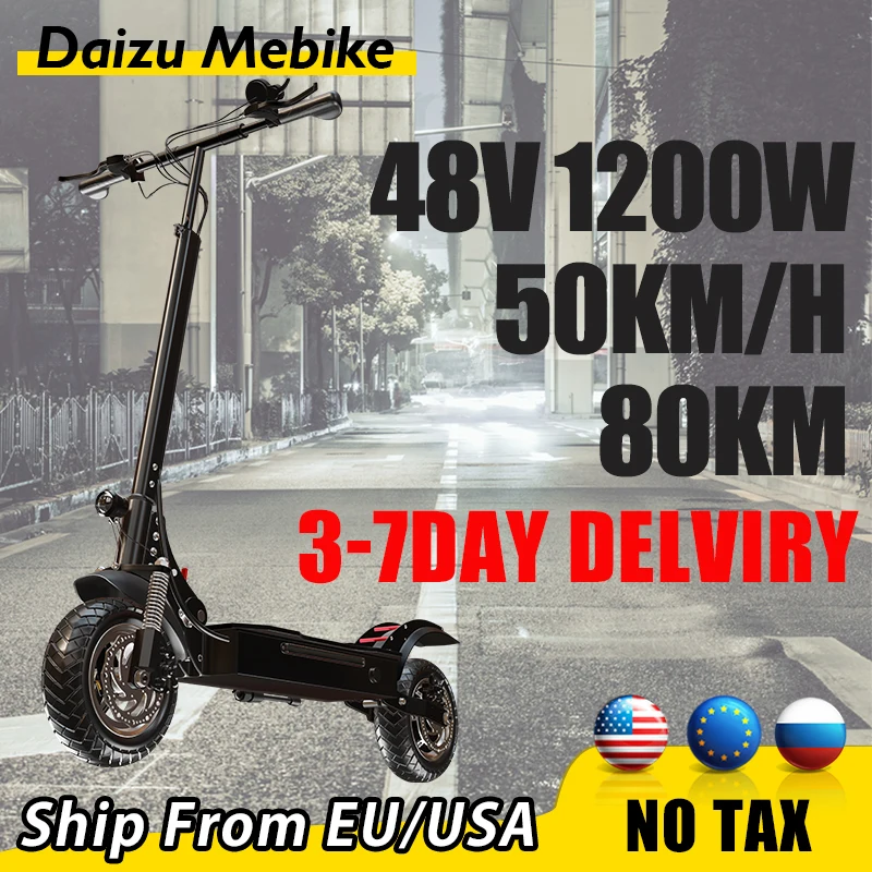 

10inch 1200W E Scooter with 48V Strong Power Electric Scooter48V 20AH Lithium Battery Electric Scooters Smart Remote Control