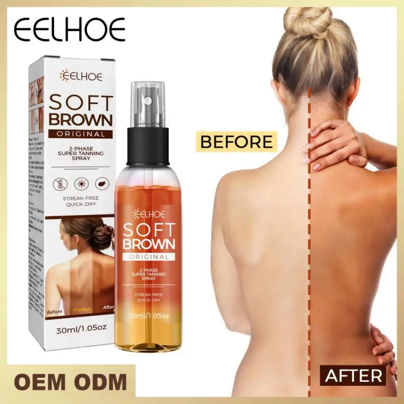 

Eelhoe Tanning Spray Cream Outdoor Sun Use Tan Sunbathing Summer Beach Portable Bronzer Self Tanner Skin Lotion Solarium Tanning