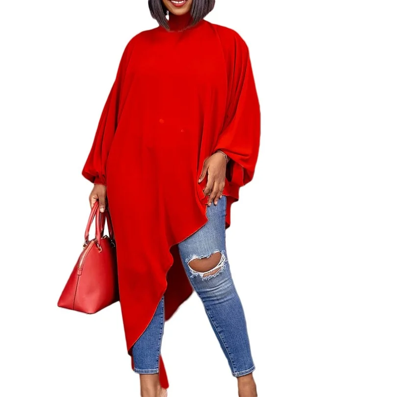 

Летняя одежда, африканские платья для женщин 2022, повседневное белое, черное, желтое вечернее платье с высоким воротником, шифоновое платье н...