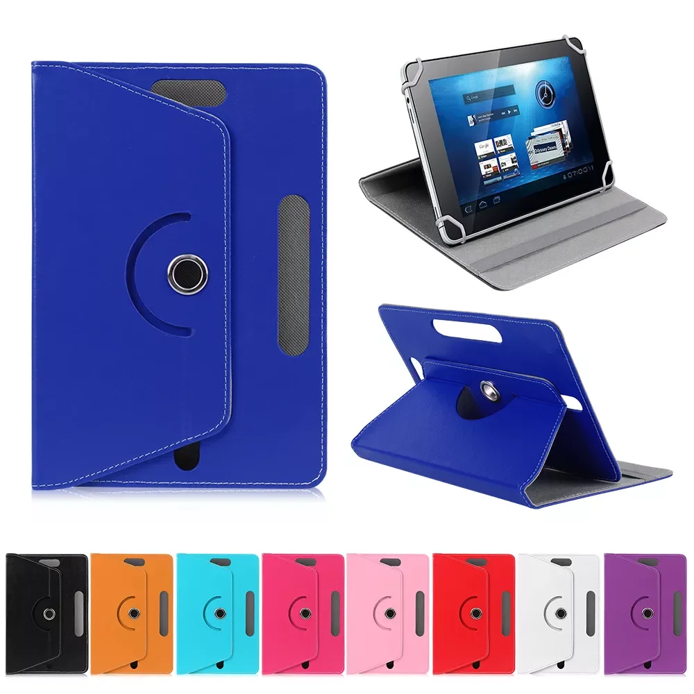 

Universal PU Leather Cover For Samsung Galaxy Tab 7 8 9 10.1 inch Android Tablet PC 360 Degree Rotating Tablet Case