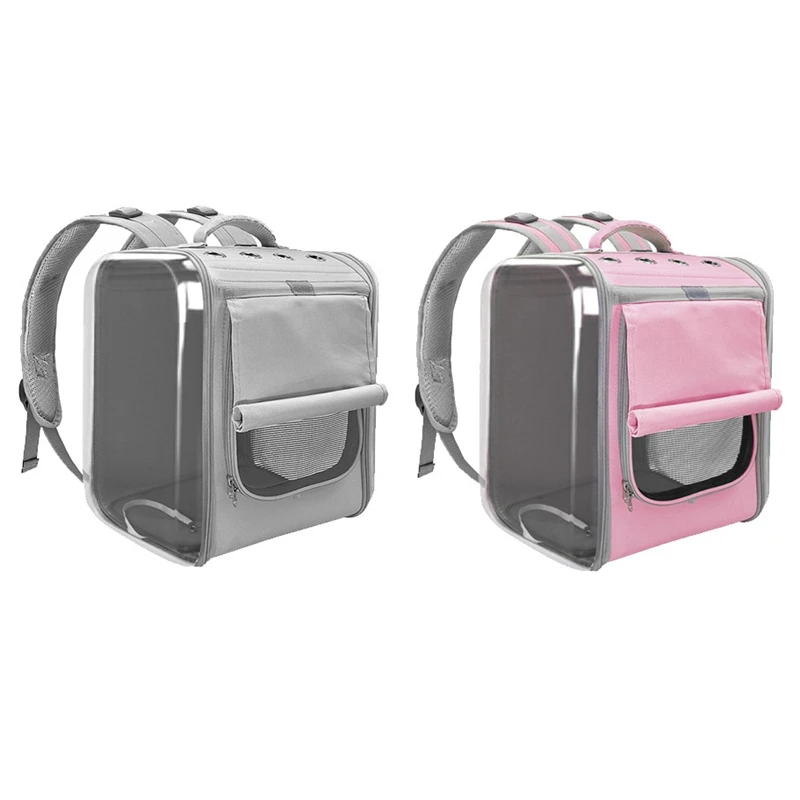 

1Pcs Cat Carrier Bag Outdoor Pet Carrier Backpack Breathable Foldable Travel Safety Zippers Suitable Small Cats Dog