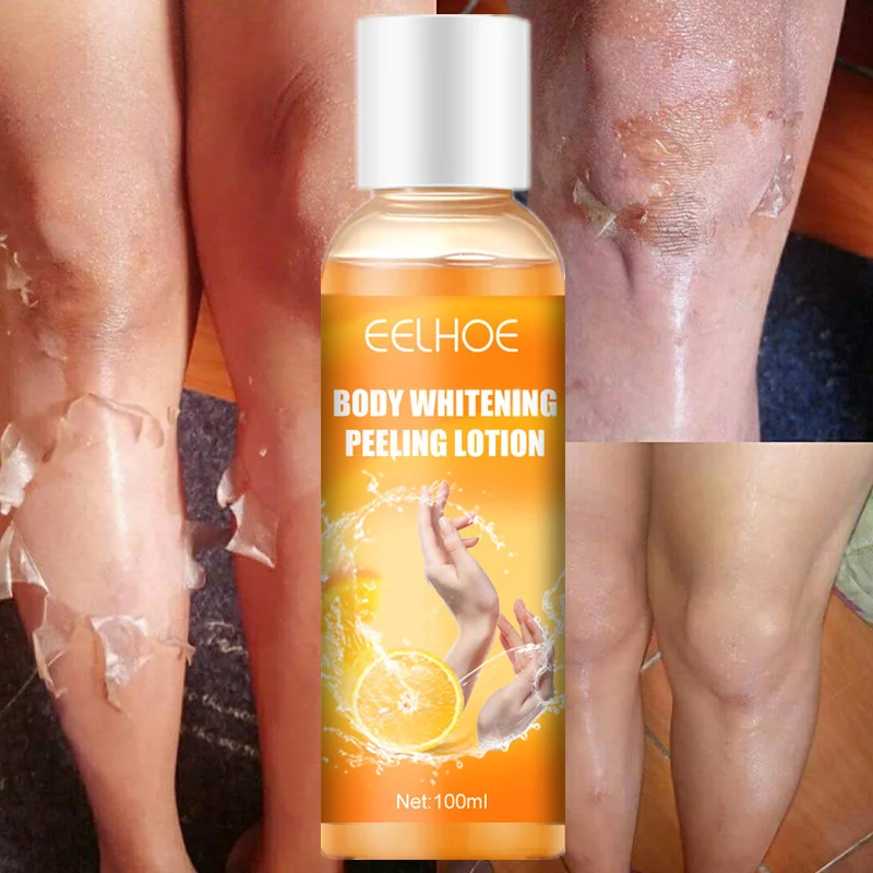 

100ml Orange Peel Exfoliating Gel Moisturizing Brightening Fade Melanin Essence Skin Care Face Cleaning Peeling Gel Body Lotion