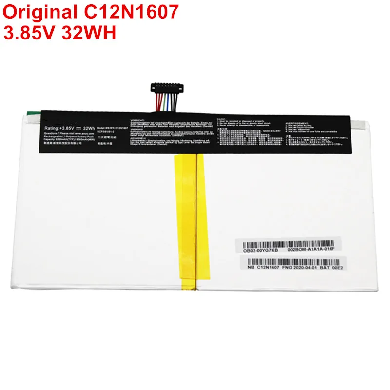 

3.85V 32WH Genuine Laptop Battery C12N1607 0B200-02230100 For Asus Transformer Mini T102HA GR036T GR022T GR035T GR019T Tablet