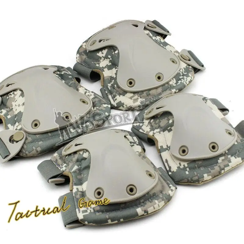 Новое оборудование для тактических полевых тренировок, комплект наколенников для пейнтбола и игр на открытом воздухе