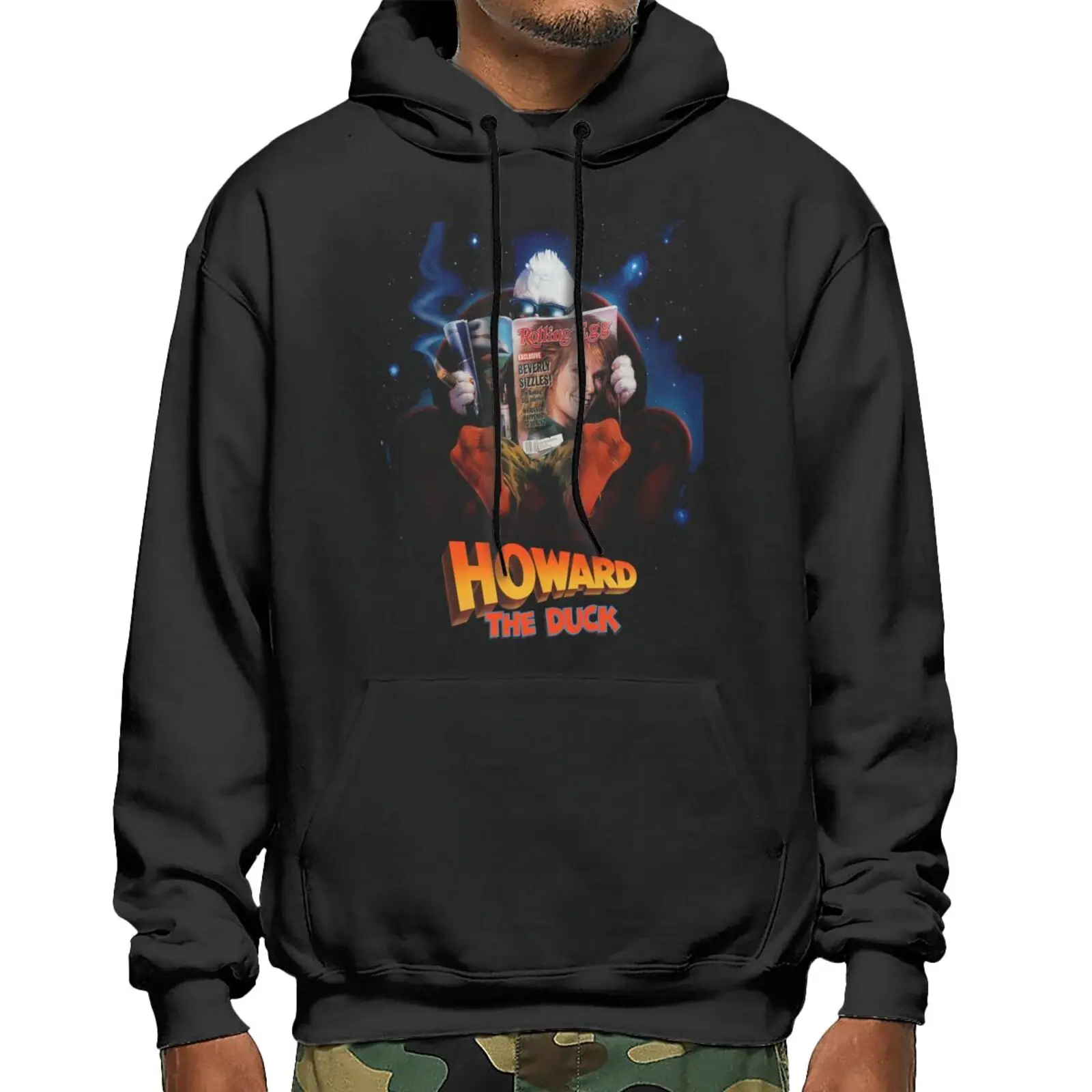 

Howard The Duck Comedy Cult Poster Sweatshirts Hoodies Men's Coat Zip Up Hoodie Sweaters For Men Streetwear Men Men 's Sweater