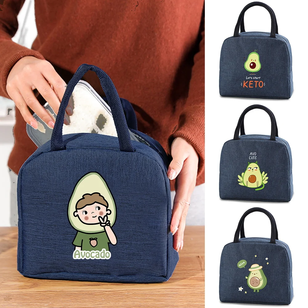 

Lunch dinner Picnic Bag Insulated bag Cooler Tote Portable Canvas Thermal Cold Food Container For unisex Kids Travel Handbag