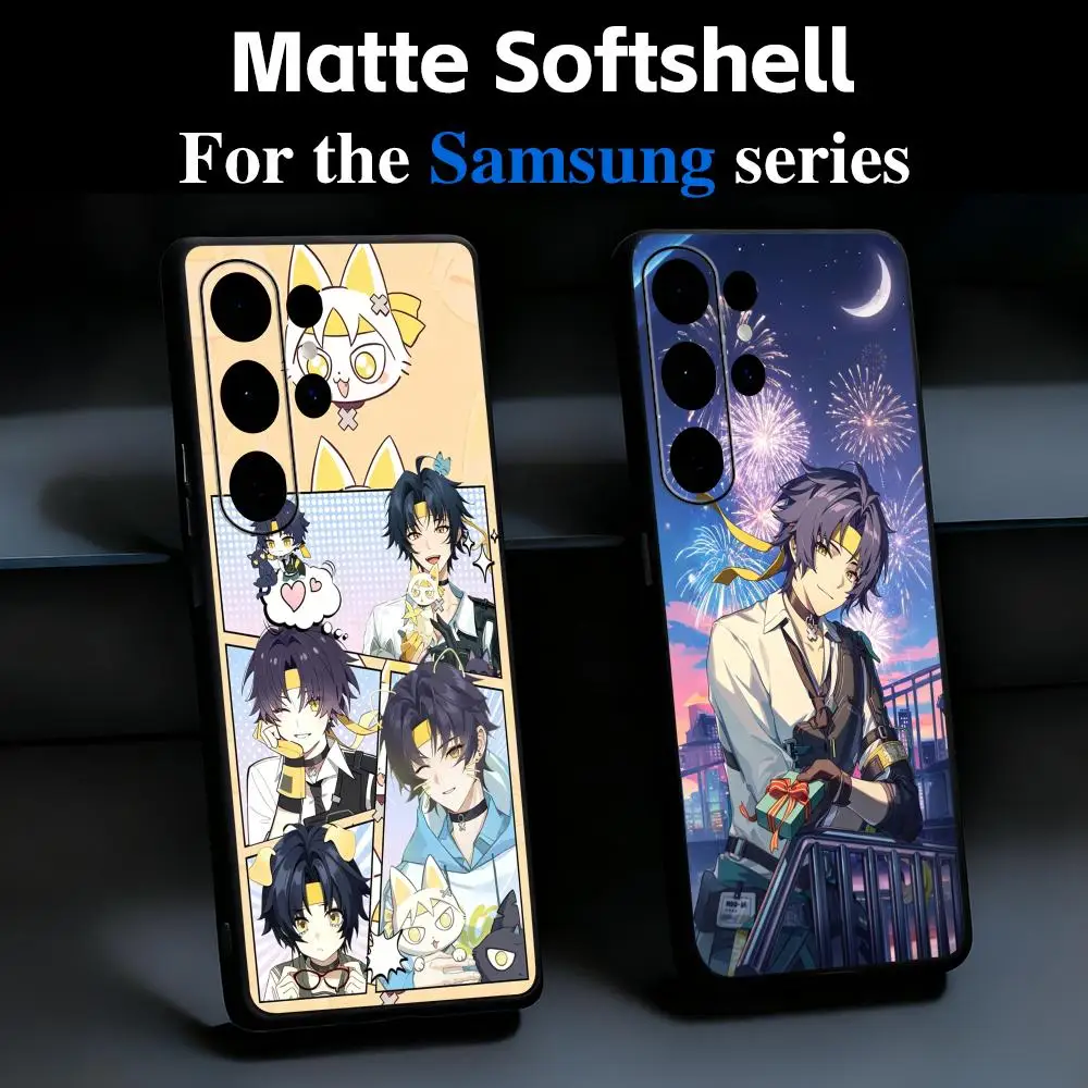 Фото Чехол для телефона Hot Game ZZZ Asaba Harumasa для Samsung Galaxy S26 S25 S24 S23 S22 S21 Plus Ultra Note20, мягкий, черный №1