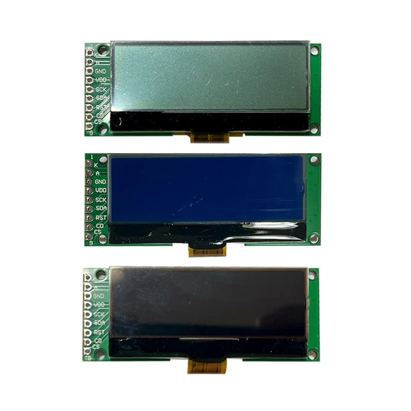 Фото 2-дюймовый графический ЖК-дисплей 192x64 19264 COG UC1609C Control SPI 3,3 В мин. Малый размер Синий, черный, белый экран №3