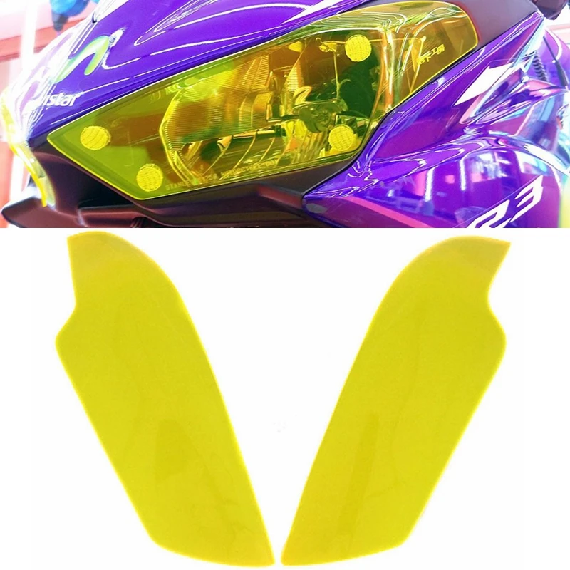 

Защитная крышка для передней фары мотоцикла, защита для объектива для YAMAHA YZF-R3 YZFR3 YZFR25 YZF R3 R25 2015-2018