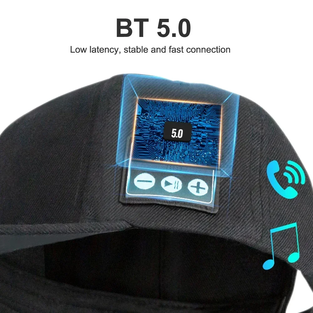 Новая шляпа Bluetooth-динамик Регулируемая Bluetooth-шляпа Беспроводная умная кепка с
