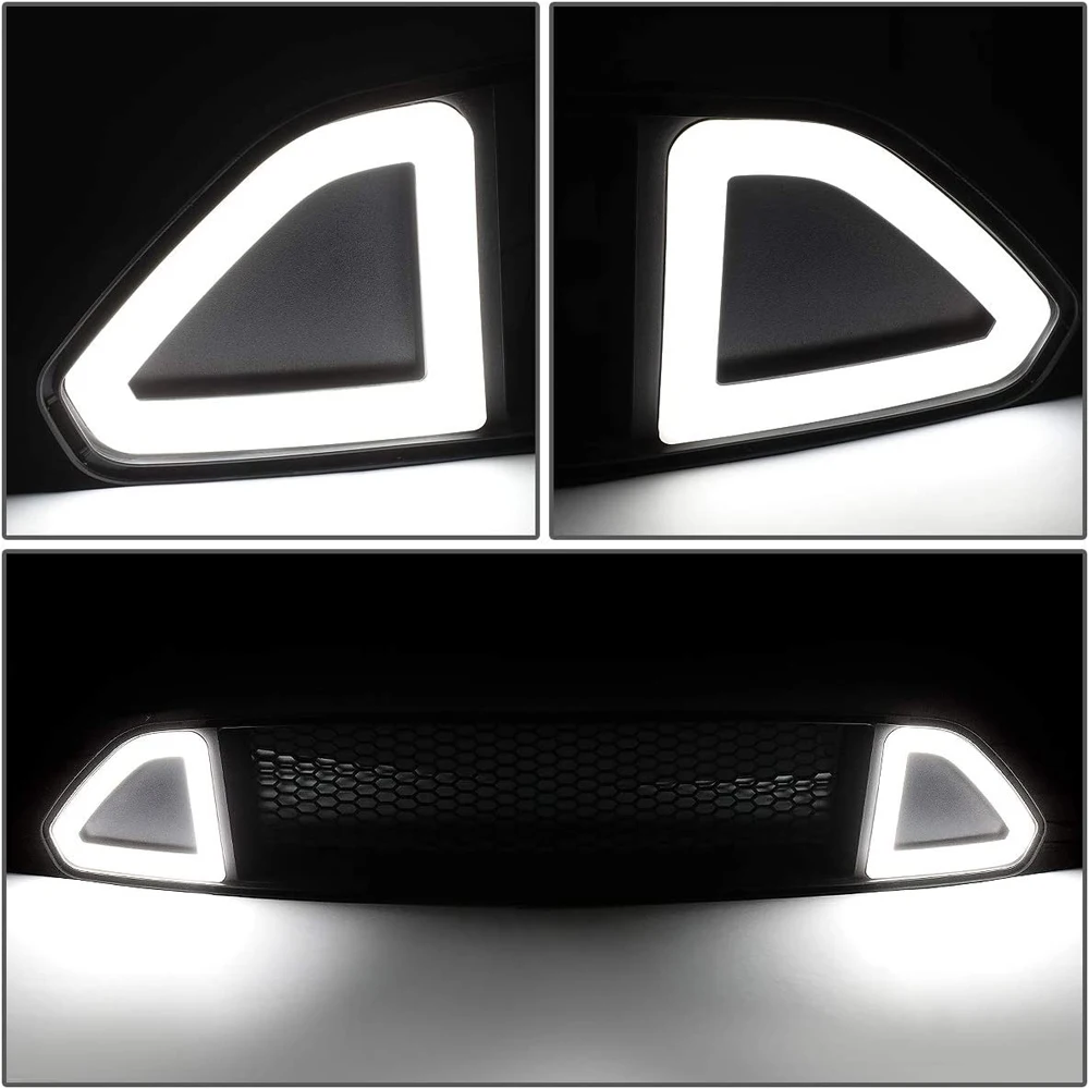 Фонарь для дневных ходовых огней белая решетка верхнего бампера в форме сот