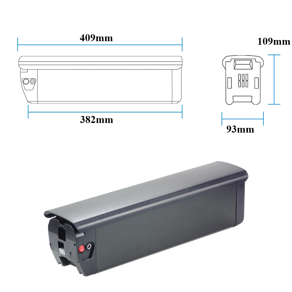 Фото Аккумулятор Vefreedom A8 Movcan EB60 Sasikeibike C6 48В 13Ач 15Ач 17.5Ач 20Ач для электровелосипеда Xterrain ST №2