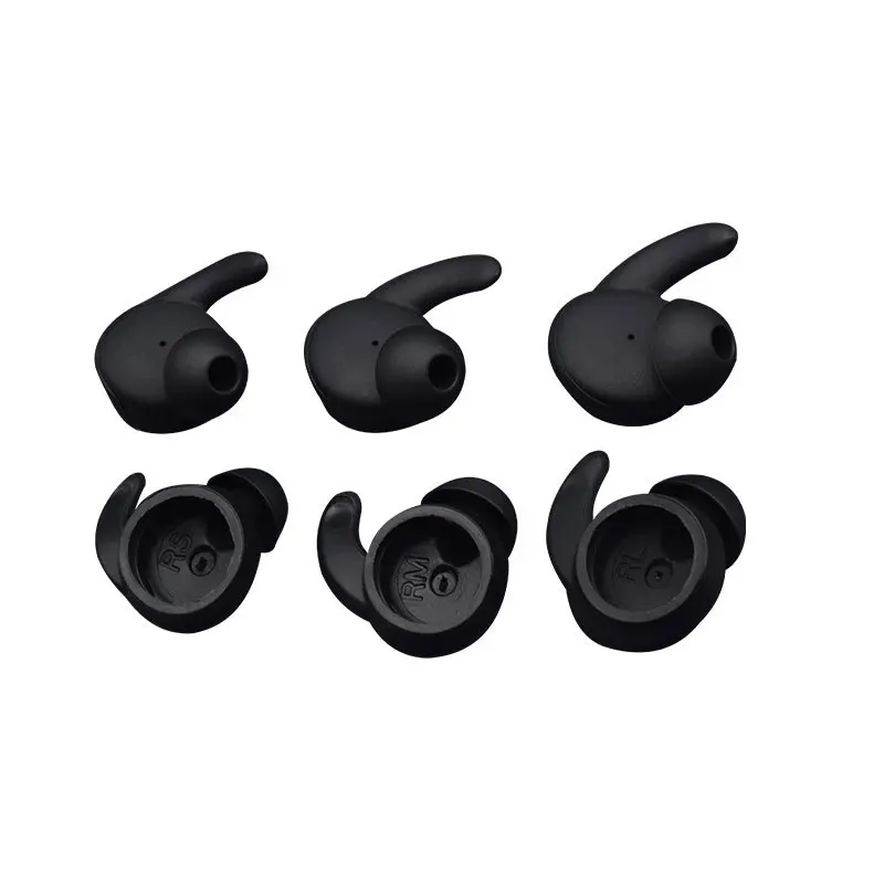 12 Pairs Silicone Earbuds Hook Eartips Anti-slip Ear tips for Huawei Honor xSport AM61In-Ear Earphones