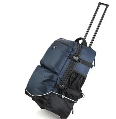 

Nylon cabin Boarding hand luggage bags Rolling Bag with wheels travel trolley bags for men travel Duffel carry on luggage bags