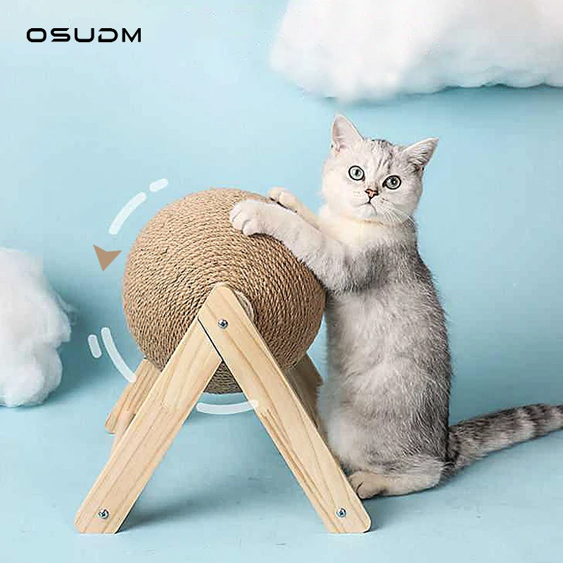 

Когтеточка для кошек OSUDM, устройство для шлифовки лап, игрушка для домашних животных, товары для домашних животных, чесалка, интерактивные А...