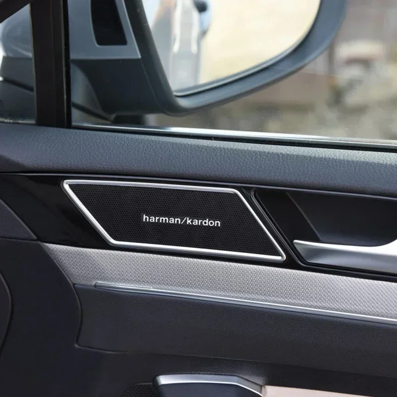Harman Kardon Badge алюминиевые 3D автомобильные аудио наклейки для Mercedes Benz kia sportage Cooper