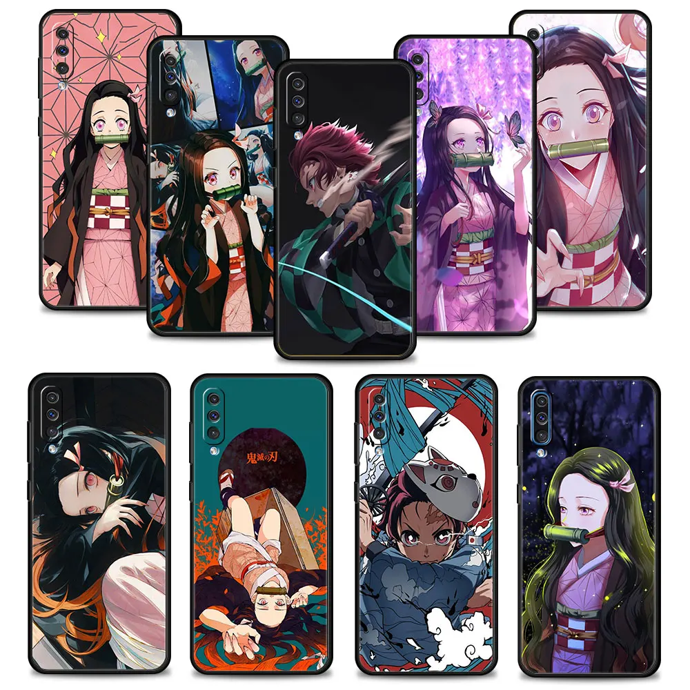 

Phone Case Demon Slayer Nezuko Anime For Samsung Galaxy A70 Note 20 Ultra 10 A10s A40 A10 A30 A20e A50 A20s M31 M30s Silicone