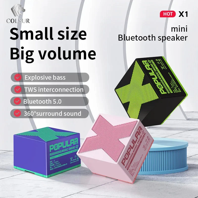 Беспроводной Bluetooth-динамик мини-аудио портативный динамик HIFI наружный легкий