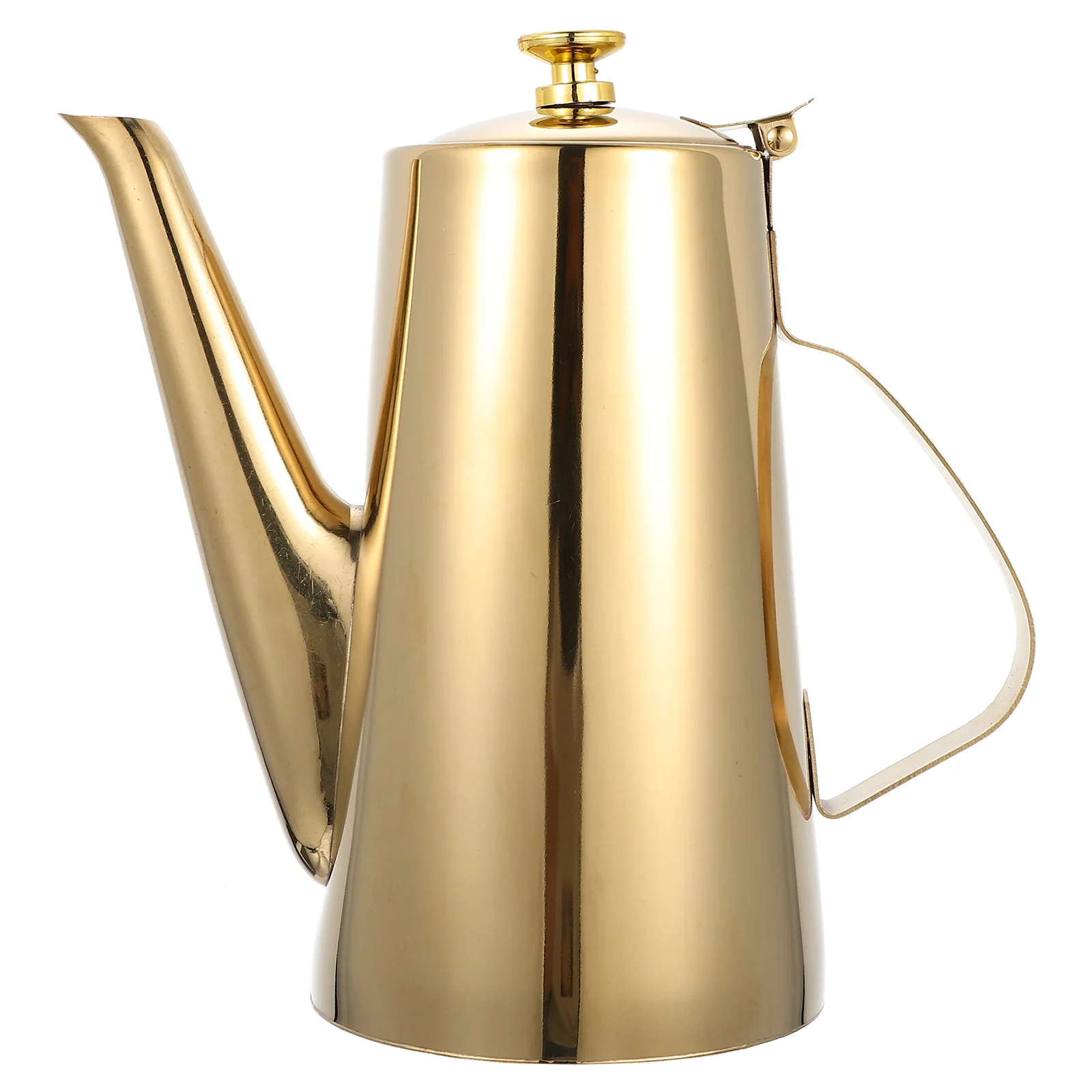 

Vinegar Jar Stainless Steel Oil Bottle Long Spout Dispenser Storage Liquid Flavoring Oil cruet