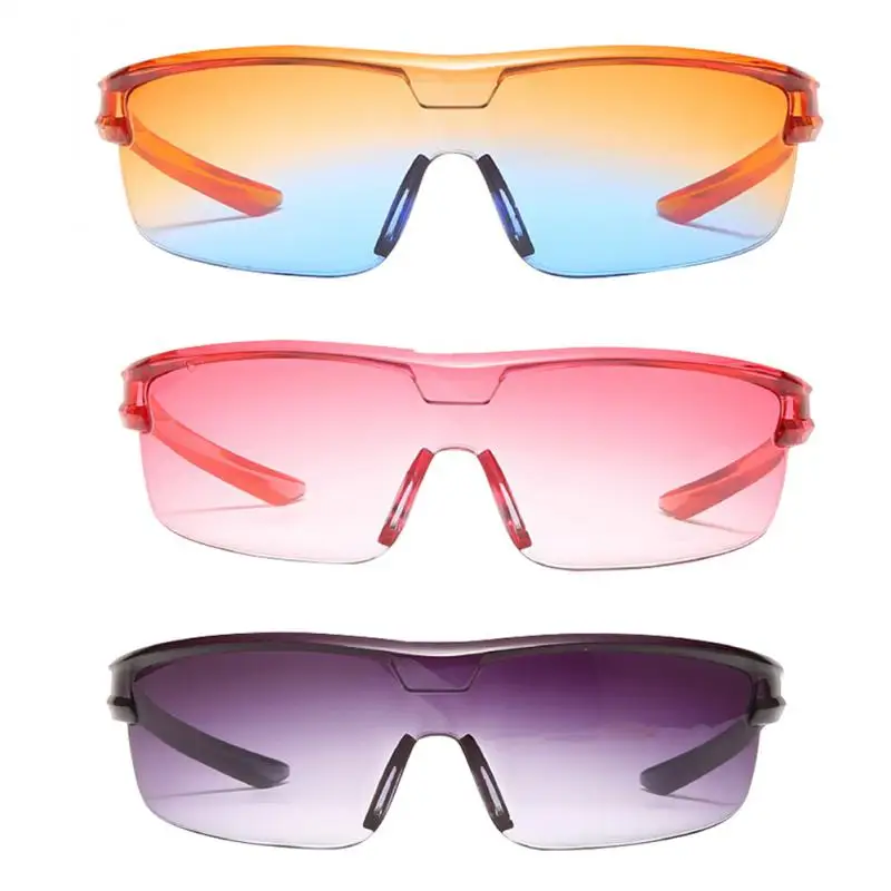 Недорогие безободковые прозрачные солнцезащитные очки без оправы для мотоцикла