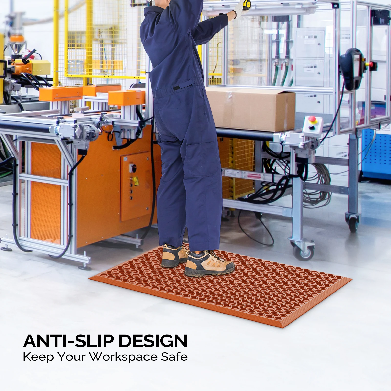 Резиновый коврик FCH Red 61*91 4*1 2 см