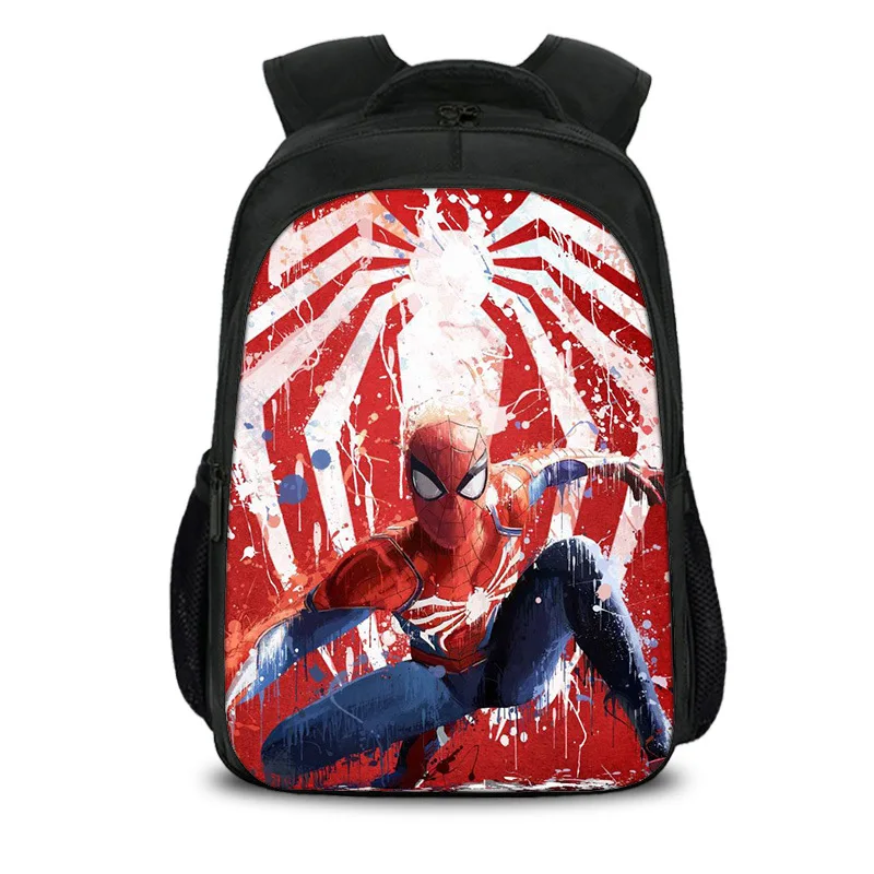 Original Disney Marvel Spiderman Children's Backpack Avengers 3D Print Boys Girls Laptop Backpack Kid Student School Bag Mochila