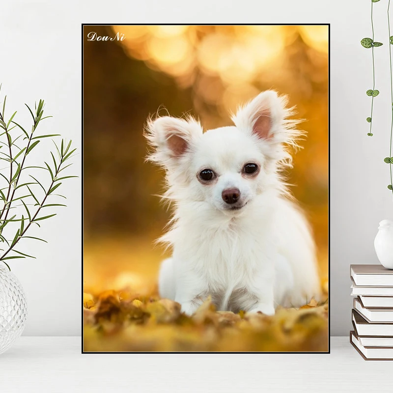 Бриллиантовая живопись наборы для рисования маленькие животные настенное