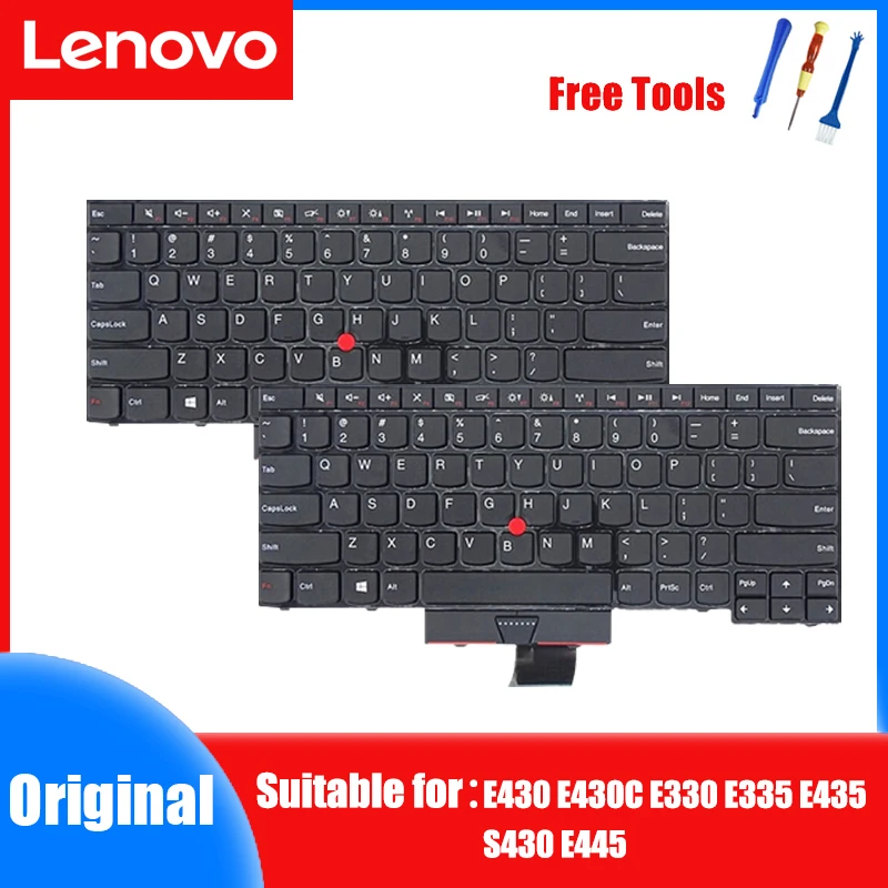 

For Lenovo ThinkPad E430 E430C keyboard E330 E335 E435 S430 E445 Notebook English keyboard 04W2557 US English