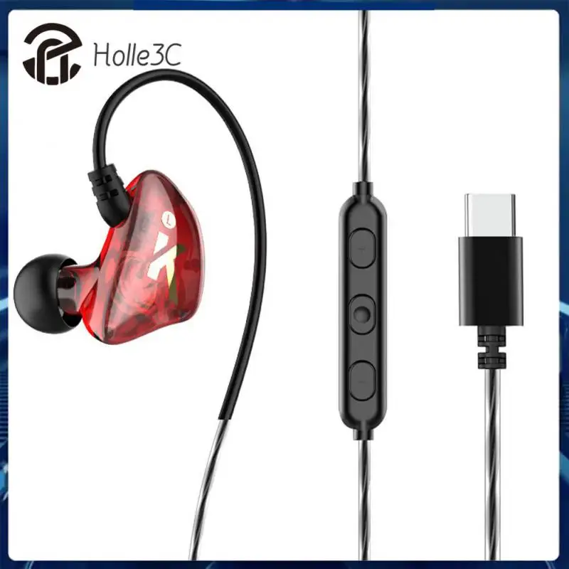 

Universal Mobile Phone Bass Hifi Headset Reverse Headphones K Song Live In Ear Headphones 3.5mm Game E-sports K1 Model The New