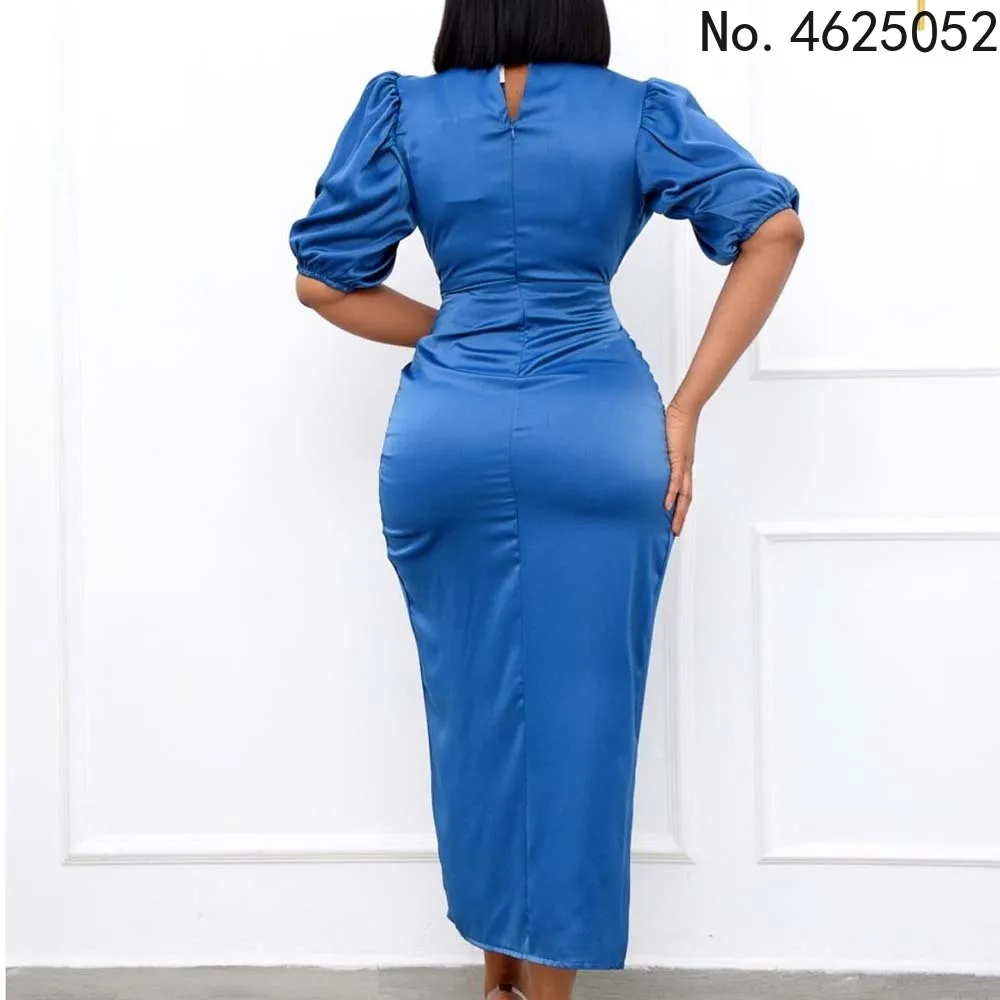 

African Dresses For Women Elegant New Muslim Fashion Abayas Dashiki Robe Kaftan Long Maxi Dress One Piece 2022