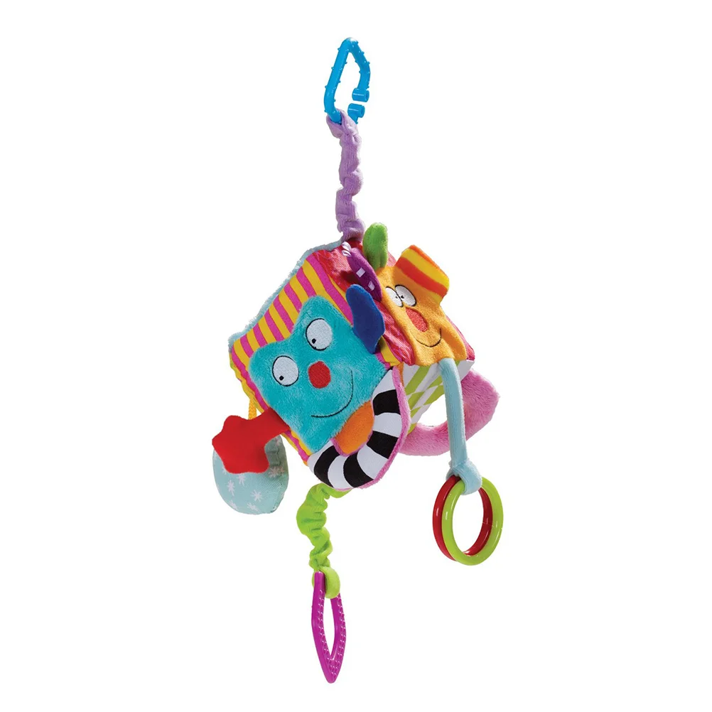 

1pc Children Bed Pendant Cartoon Building Block Pacified Bed Bell Appease Doll for Babies