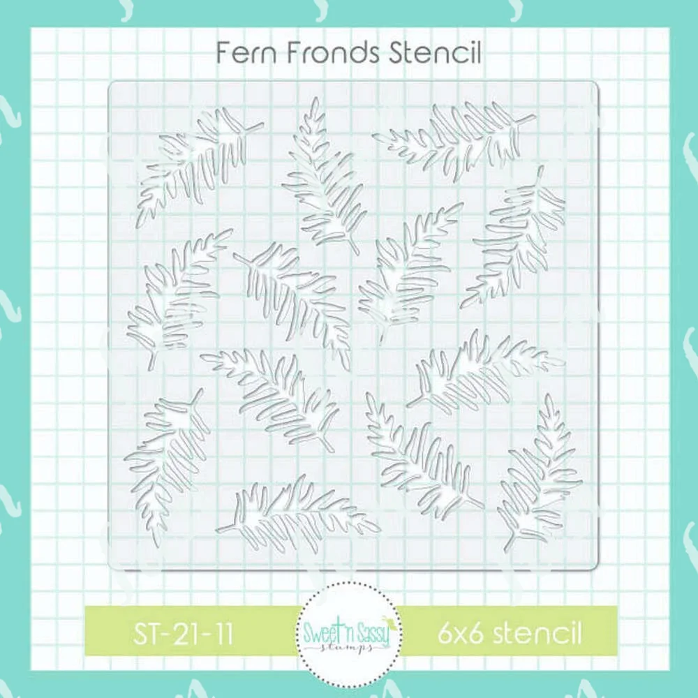 

Sweet 'n Sassy Layering Fern Fronds Stencils DIY Scrapbooking Cut Die Paper Craft Embossing Coloring Knife Mould Decoration Mold