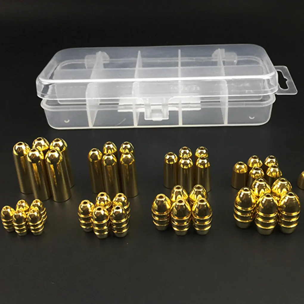 

1 комплект, медные прочные маленькие рыболовные грузила