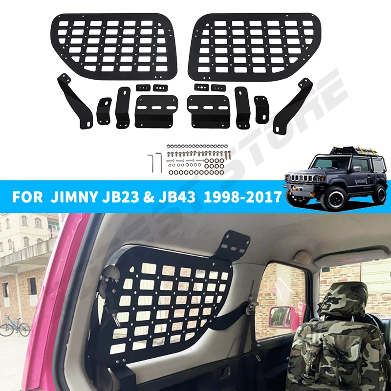 

2PCS/Set Car Trunk Shelf Storage Bracket Window Luggage Rack for Suzuki Jimny JB23 JB23W JB43 JB43W Rear Racks Accessories