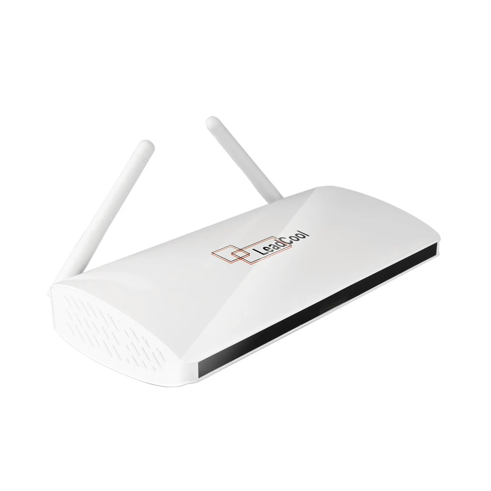 Leadcool 4K HD QHDTV Smart TV BOX Android 9.0 Amlogic S905W Четырехъядерный медиаплеер Поддержка 2 4 ГГц Wi-Fi