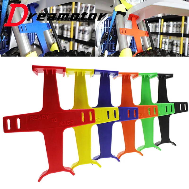 

Cross-country Motorcycle Universal Modificat Accessorie Plastic Front Shock Absorber Support Frame Protector Front Shock Bracket