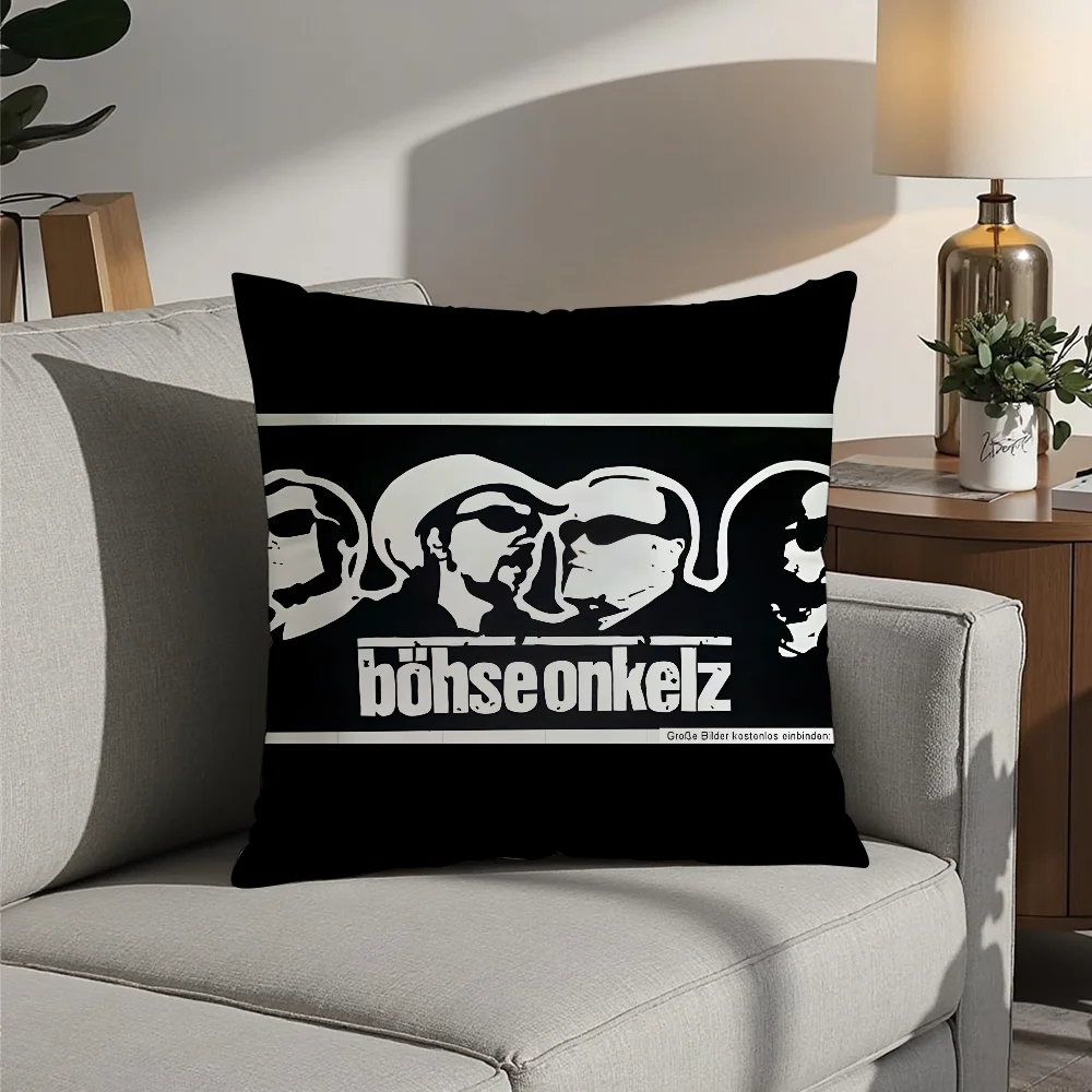 Наволочка B-Bohse O-Onkelz Rock плюшевая ткань мягкая наволочка двухсторонняя с принтом