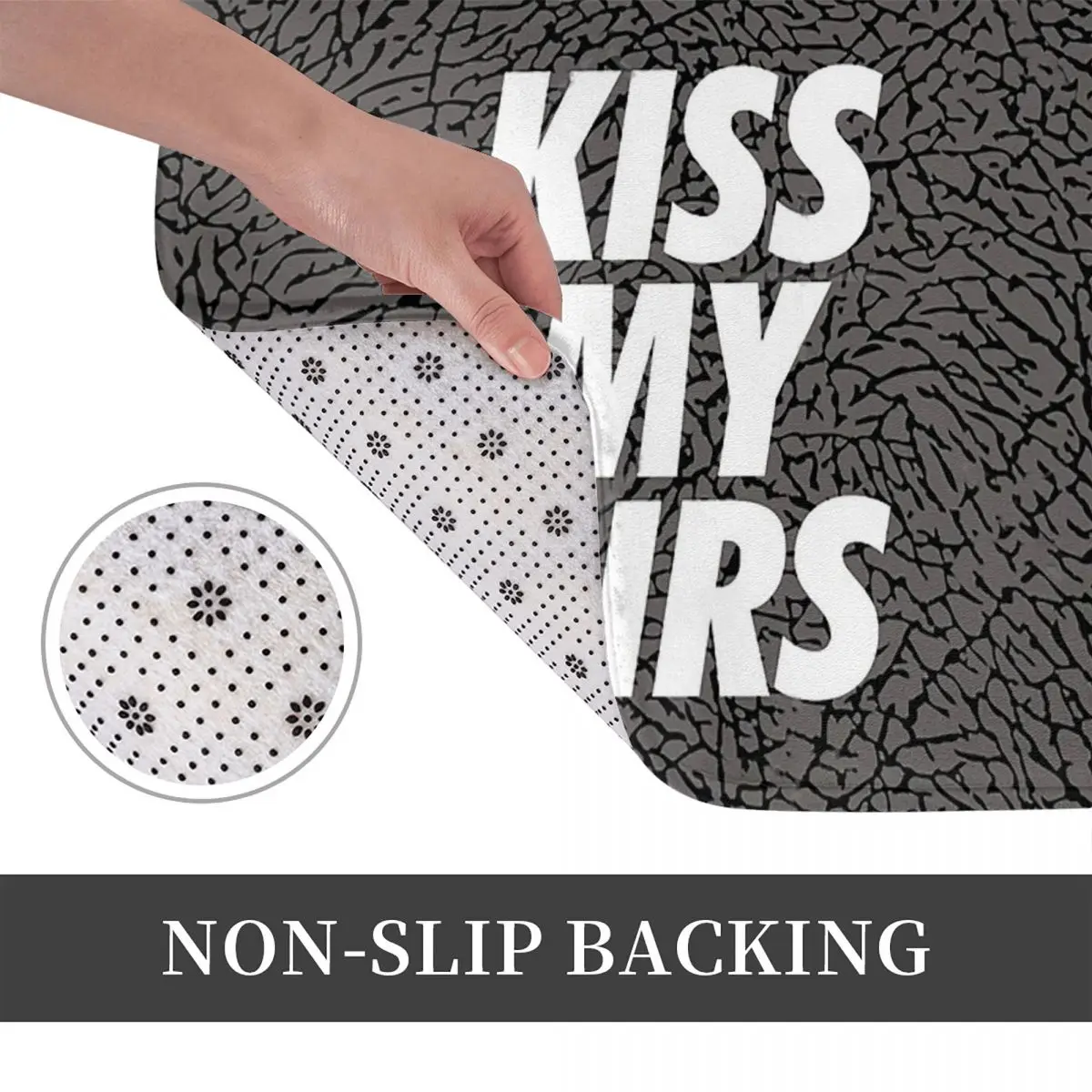 Нескользящий коврик Kiss My Airs напольный водостойкий маслостойкий ковер для кухни