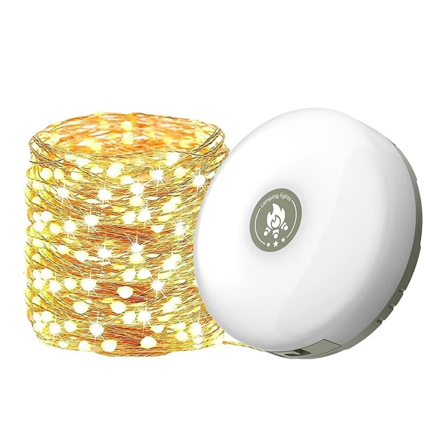 

Перезаряжаемые светодиодные гирлянды 2 в 1 для кемпинга