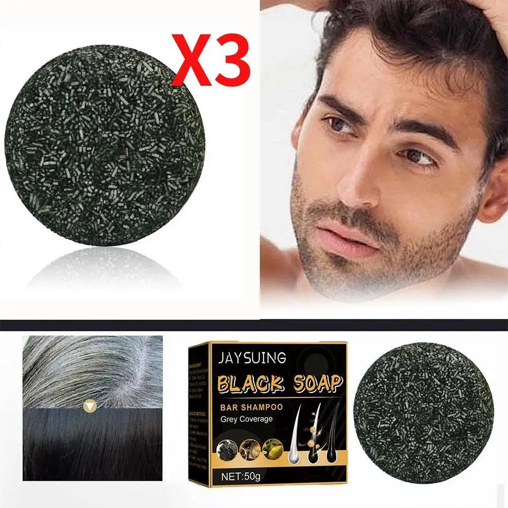 Dye Hair Shampoo Natural Grey Gloss Black Soap Wholesale