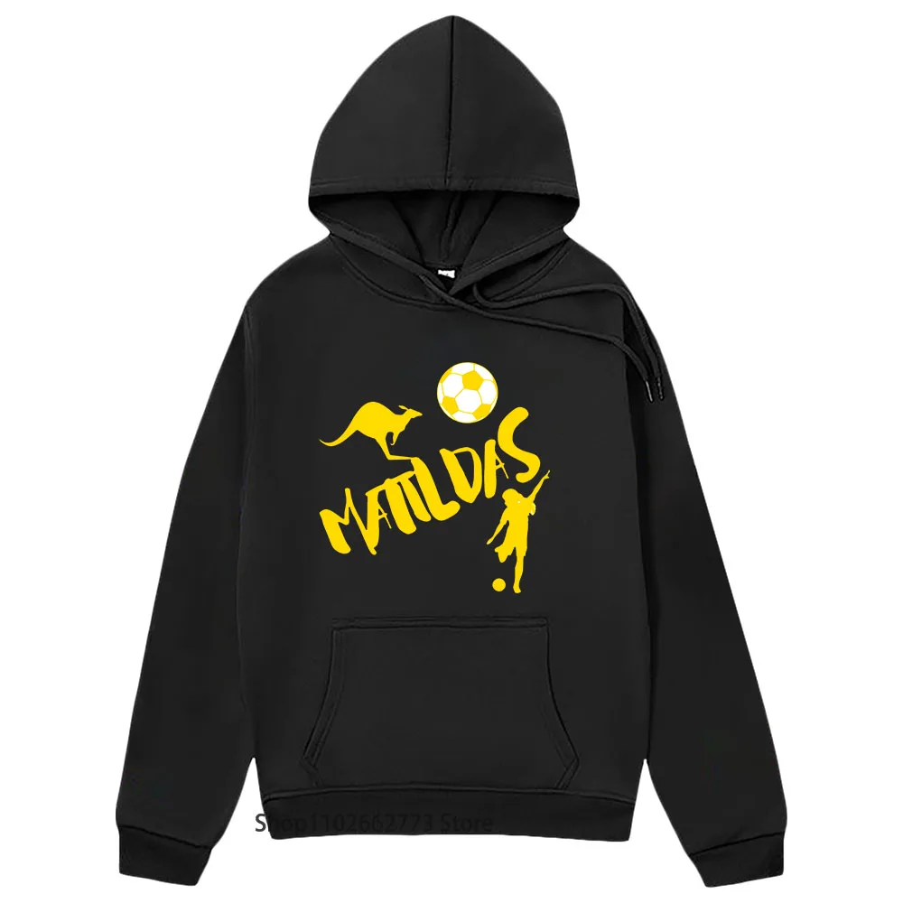

Matildas Fireball Hoodie Women's Clothing Sweatshir with Hooded for Men Autumn Winter Streetwear Men Fleece Long Sleeve Pullover